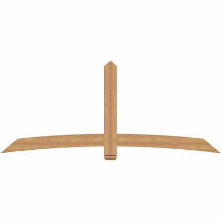 Ekena Millwork Bellingham Timber Gable Bracket, Western Red Cedar, 96"W x 40"H x 1 1/2"D x 5 1/2"F, 10/12 Pitch GBW096X40X0206BEL00SWR